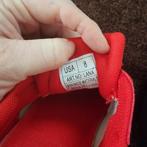 Red Sneakers - Picture 5 of 9